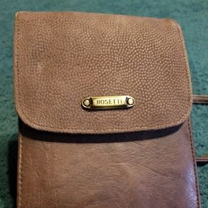 Rosetti leather shoulder purse